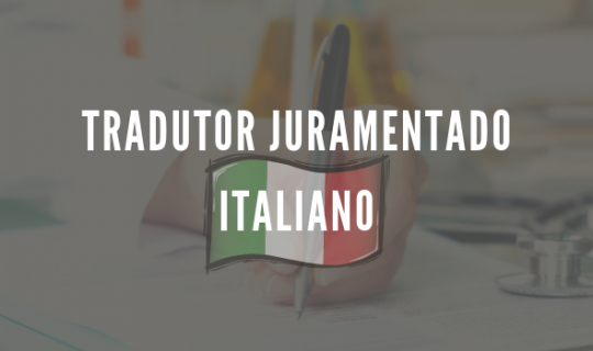 Tradutor Juramentado Italiano