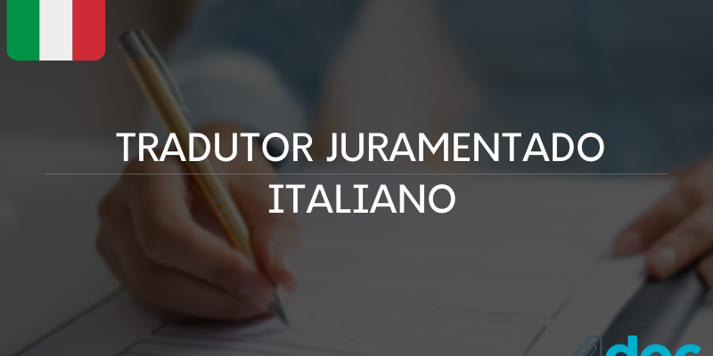 Tradutor Juramentado Italiano