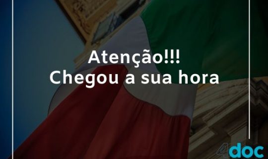 Consulado Italiano convoca requerentes para apresentar documentação