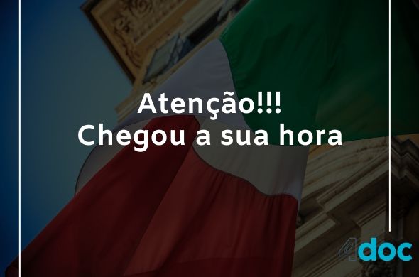 Consulado Italiano convoca requerentes para apresentar documentação